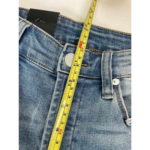 Blank NYC The Baxter Ribcage High Rise Fit Straight Leg Distressed Jeans Size 28 - Picture 9 of 9